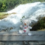 Pauli bei den Krka Wasserfällen