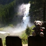 Pauli an den Krimmler Wasserfällen