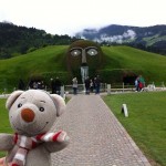 Pauli bei den Swarovski Kristallwelten