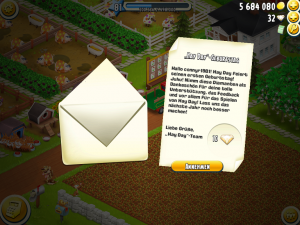 Hay Day Geburtstags-Diamanten