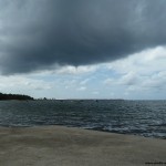 Tornado über dem Meer