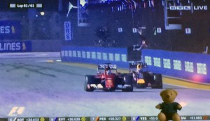 Sebastian Vettel gewinnt in Singapur 2015 - Formel 1